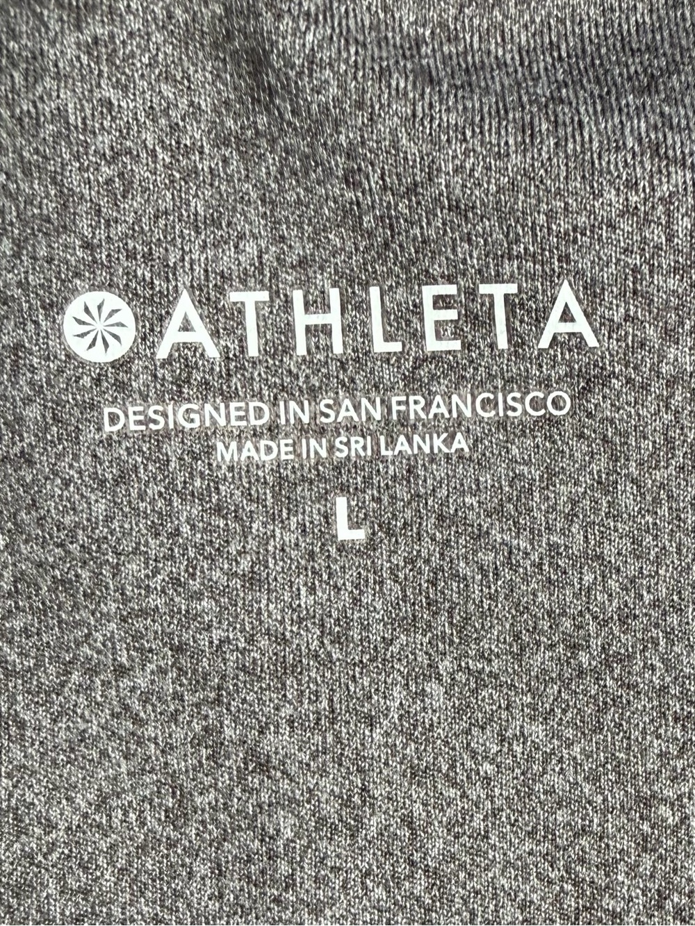 Athleta Grey High-Neck Crop Sports Bra - Picture 6 of 6